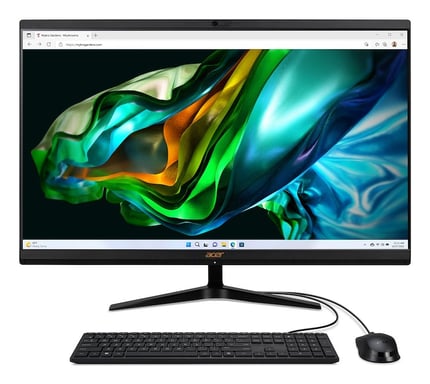 Acer Aspire C27-1800 Intel® Core? i3 i3-1305U 68,6 cm (27'') 1920 x 1080 pixel PC All-in-One 8 GB DDR4-SDRAM 512 GB SSD Windows 11 Home Wi-Fi 6E (802.11ax) Nero