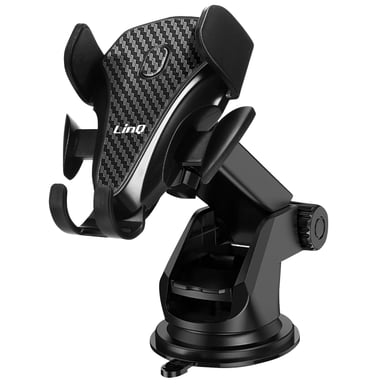 Support Voiture Ventouse Tableau de bord/Pare-brise Bouton de verrouillage LinQ