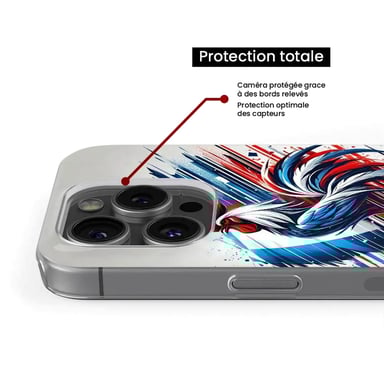 Funda de silicona - Compatible con Google Pixel 8a - diseño coq francais