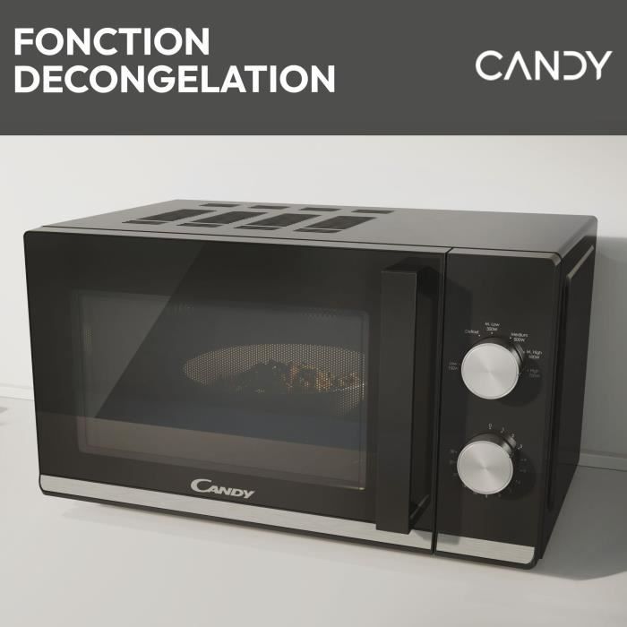 CANDY Micro ondes solo 20 litres CMW20TNMB - vue 5