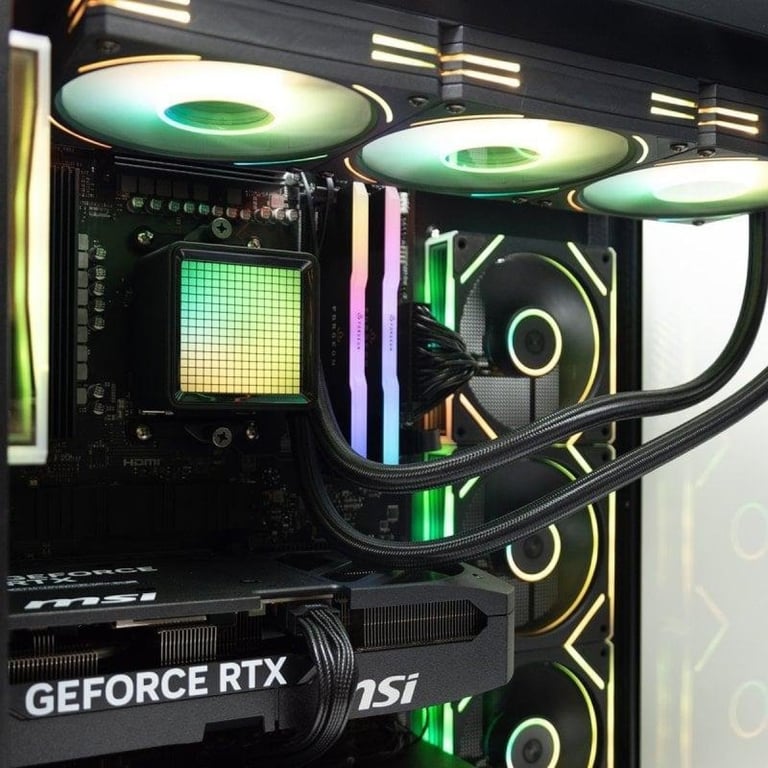 PC de bureau PcCom Imperial AMD Ryzen 7 7800X3D 1TB SSD RTX 5070 Windows 11 Home - vue 3