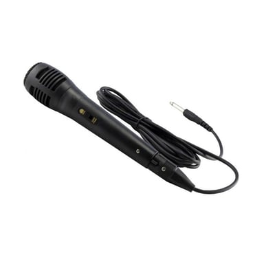 Microfono Jack 6,5mm Wired 3m per Karaoke e presentazioni Modello Omega