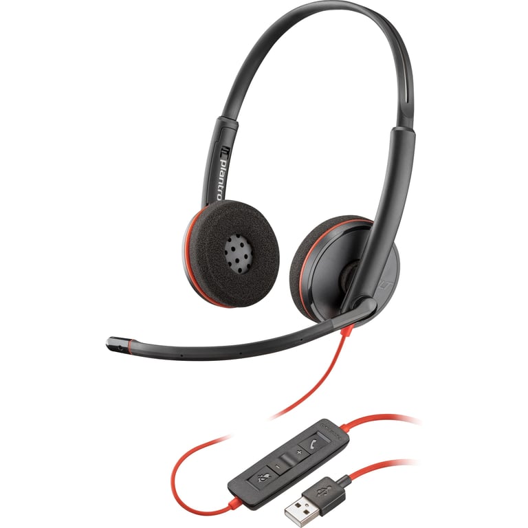 POLY Blackwire 3220 Casque Avec fil Arceau AppelsMusique Neuf - vue 3