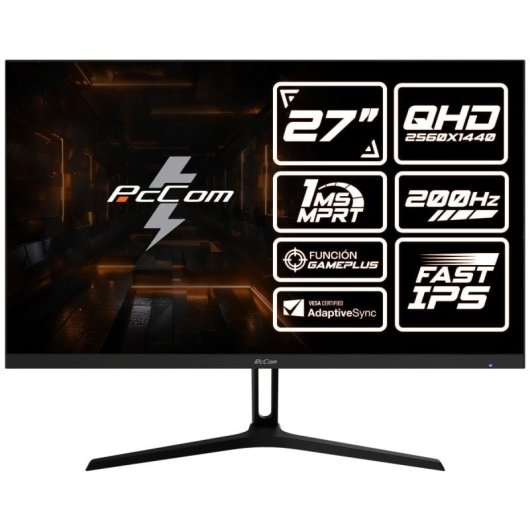 Écran PcCom Elysium Pro 27 QHD 2560x1440 200Hz 1ms IPS AdaptiveSync HDR Gaming Neuf - vue 2