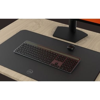Clavier sans fil MOBILITY LAB KS720W AZERTY Solaire USB-C Noir Full-size Pavé Numérique