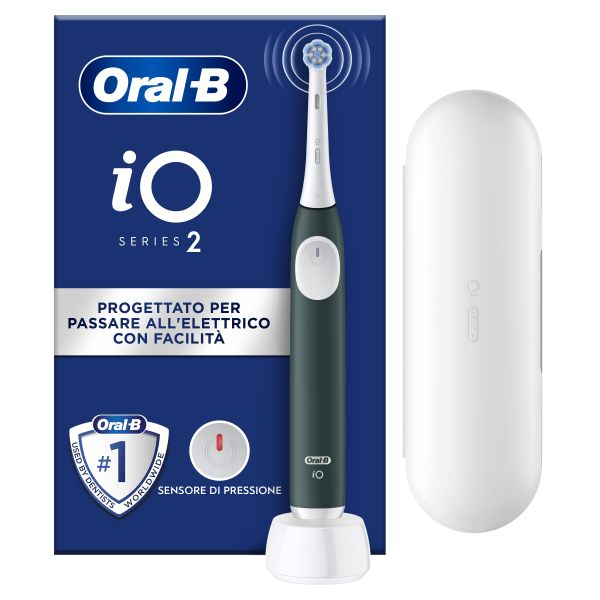 Oral-B iO2 Adulte Brosse à dents vibrante Vert, Blanc - Neuf