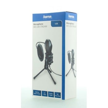 MIC-USB Microfono ''Stream'' per PC e laptop, USB