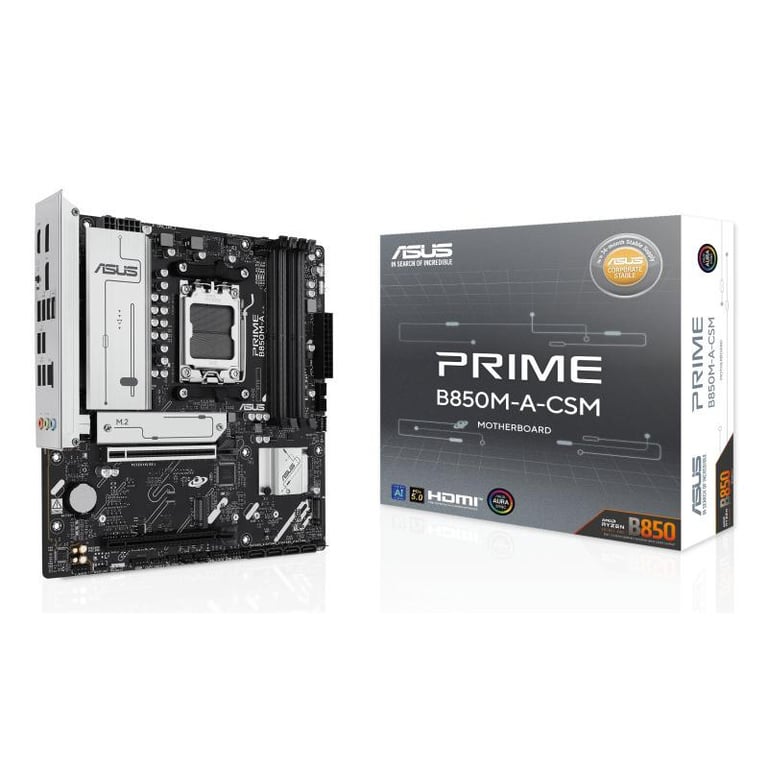 ASUS PRIME B850M A CSM AMD B850 Emplacement AM5 micro ATX Neuf - vue 5