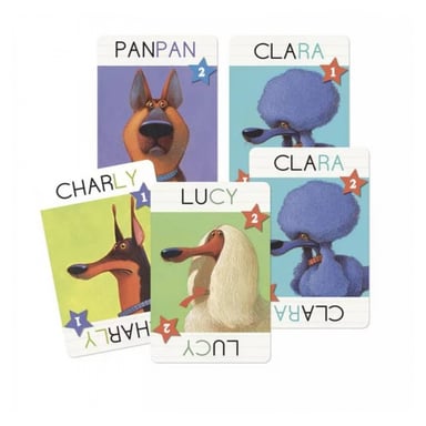 Jeu de cartes Top Dogs - Amusement et stratégie pour toute la famille