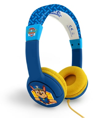 OTL Technologies PAW Patrol Chase Blue Cuffie cablate per bambini Blu, Giallo