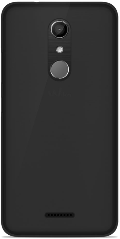 Coque silicone unie compatible Givré Noir Wiko U Pulse