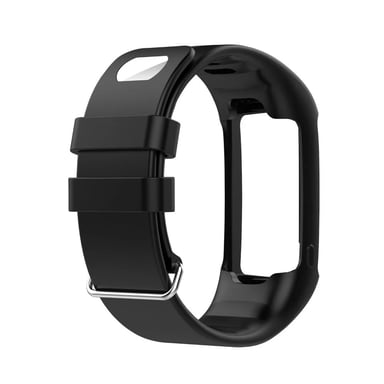 Correa de repuesto de silicona para Polar A360 A370 Black