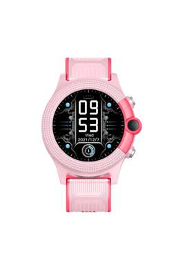 Montre intelligente pour enfants Valdus D36, écran IPS 1,28 pouces, 500 mAh, SOS, rose