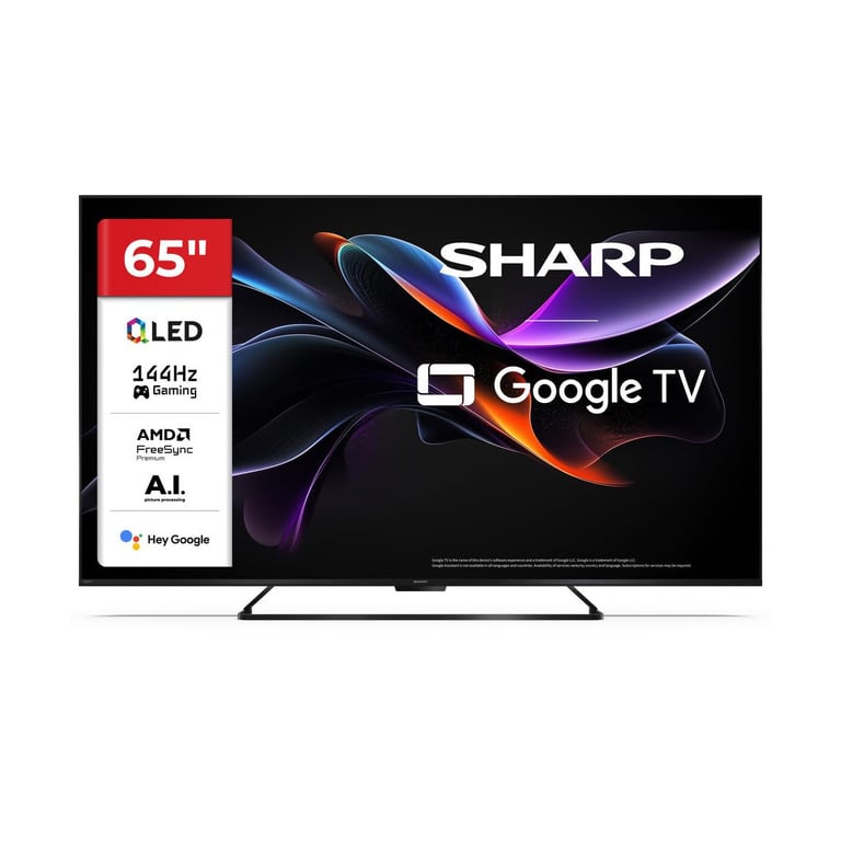 Sharp TV intelligente 65HR7265E 65 QLED 4K Ultra HD TELEVISEUR LED