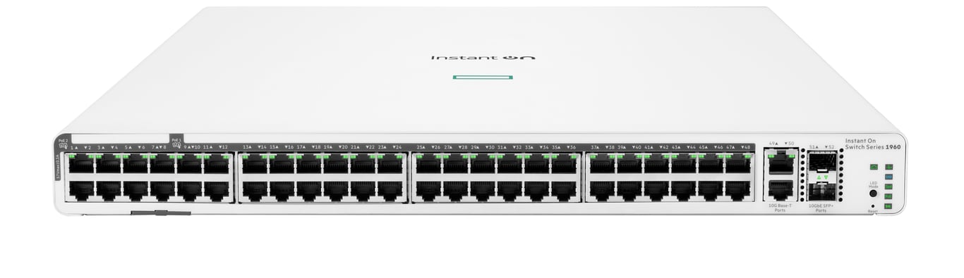 HPE Networking Instant On 1960 48G 2XGT 2SFP+ JL809A - vue 3