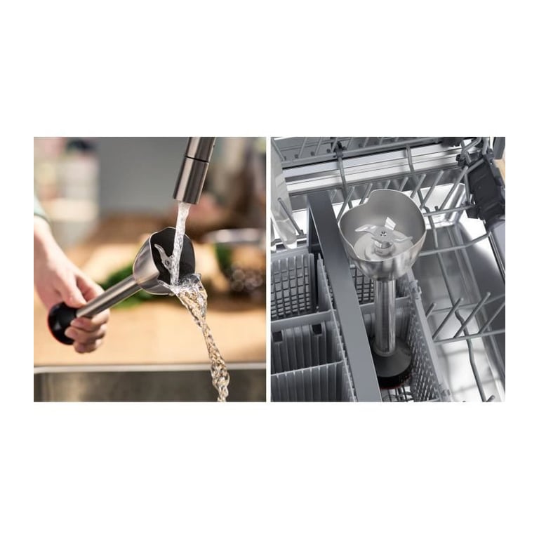 Mixeur plongeant BOSCH MSM4W220 ErgoMaster Moteur 4 lames QuattroBlade Levier vitesses à gachette + turbo - vue 3