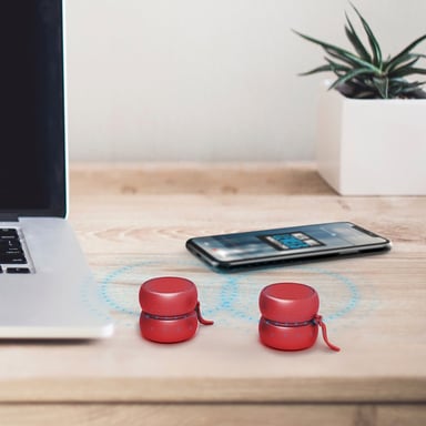 Altavoz estéreo inalámbrico Yoyo Rojo XOOPAR