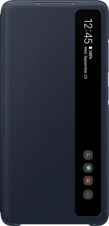 Etui Samsung Galaxy S20 FE Clear View Cover - Bleu