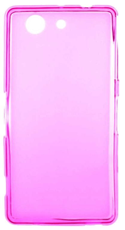 Coque silicone unie compatible Givré Rose Sony Xperia Z3 Compact
