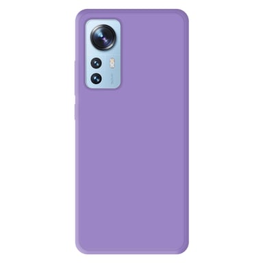 Coque silicone unie compatible Mat Violet Xiaomi Mi 12 Mi 12X