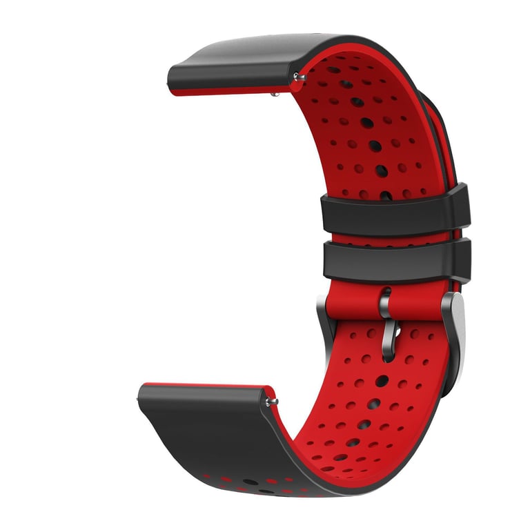 Bracelet de montre en silicone 22 mm compatible avec Suunto 9 Peak Huawei Xiaomi Redmi et Samsung Design ciel étoilé bicolore + Neuf - vue 3