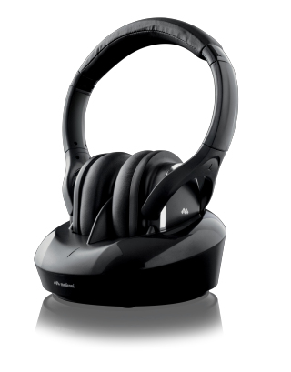 Casque Meliconi HP DIGITAL PLUS – Avec Fil & Sans Fil, TV, Socle de Chargement