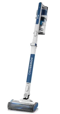 Shark IZ380EU aspiradora de pie y escoba eléctrica Aspiradora escoba Batería Secar Sin bolsa 0,7 L 181 W Metálico, Marina