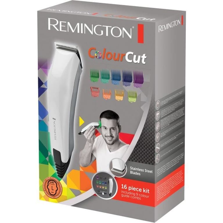 Tondeuse Cheveux Remington HC5035 – Lames Inox, 11 Sabots Colorés - vue 10
