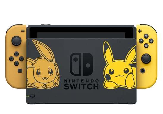 Nintendo Switch - Pokémon: Let's Go, Eevee! videoconsola portátil 15,8 cm (6.2'') 32 GB Wifi Negro, Amarillo