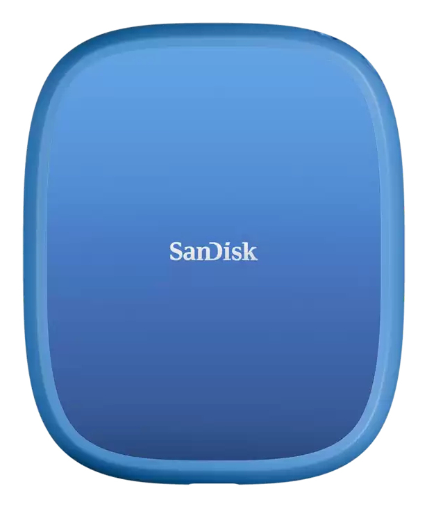 SanDisk SDSSDE62C-1T00-G25 lecteur à circuits intégrés externe 1 To USB Type-C 3.2 Gen 2 (3.1 Gen 2) Bleu - Neuf