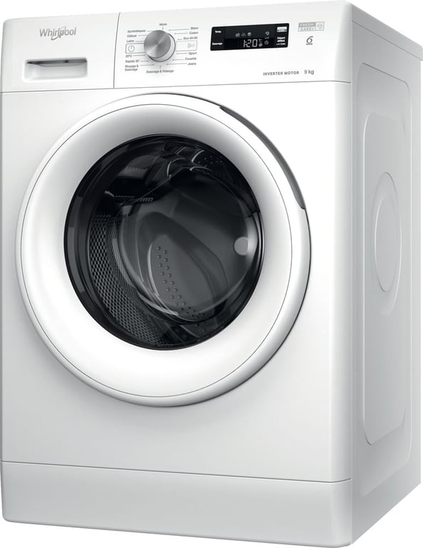 WHIRLPOOL Lave linge frontal 60 cm 9 kg 1200 trmn FFSP9269WFR - vue 5