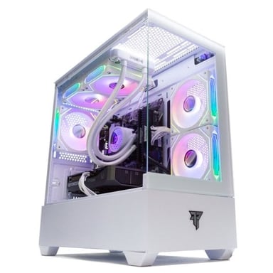 PC Gamer PcCom Ready V2 Ryzen 7 5800X, 32 GB RAM, SSD 1 TB, RTX 5060 Ti 16 GB, Windows 11 Home, Case Bianco ARGB