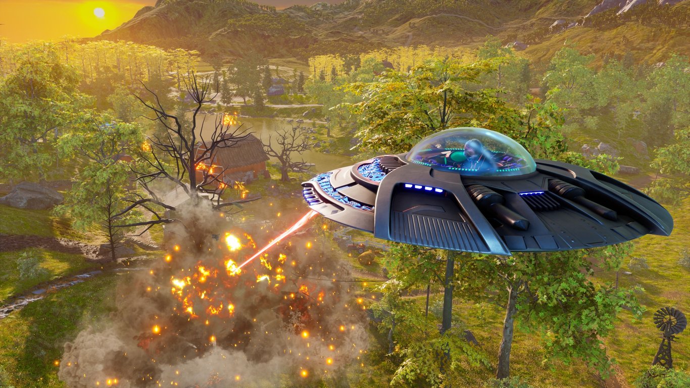 Jeu vidéo Destroy All Humans! Action Invasion extraterrestre Années 50 Humour - vue 3