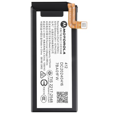 Motorola Batería Secundaria para Motorola Moto Razr 50 1075mAh QR11 Original Negro