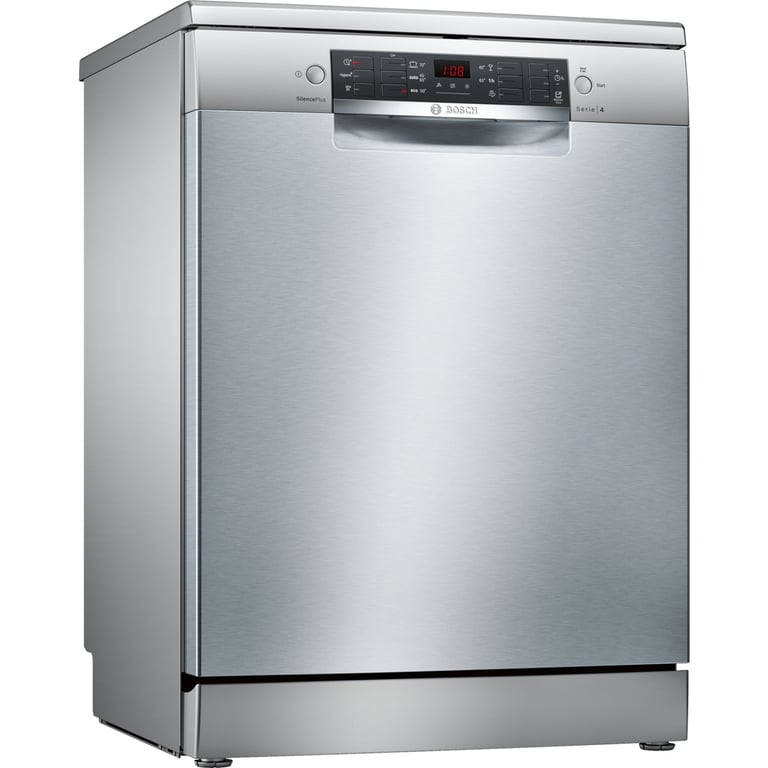 Bosch Serie 4 SMS46KI01E Lave vaisselle pose libre largeur : 60 cm profondeur : 60 cm hauteur : 84.5 cm acier inoxydable - vue 3