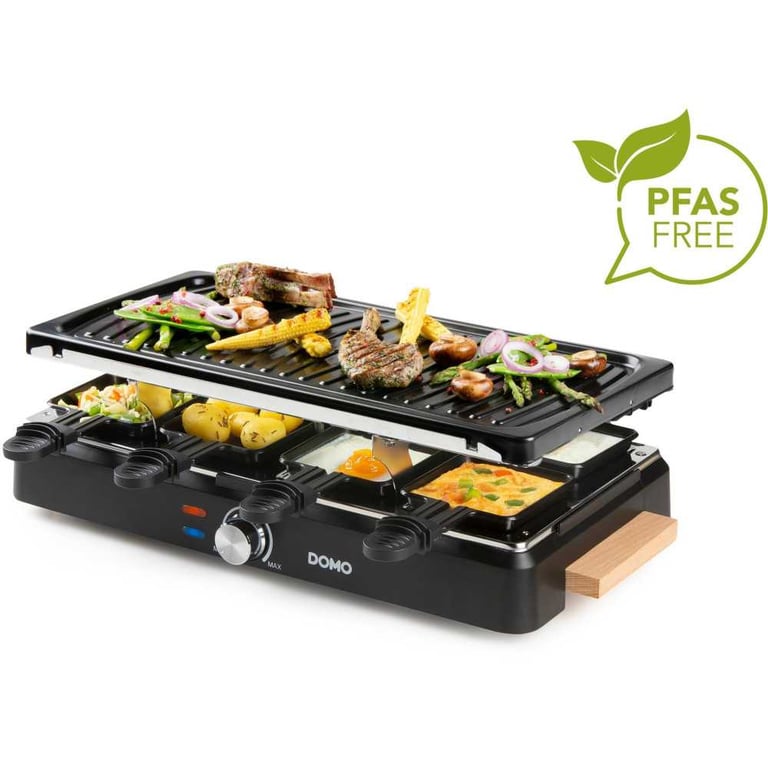 Appareil à raclette DOMO DO9294G 8 personnes Gril - vue 2