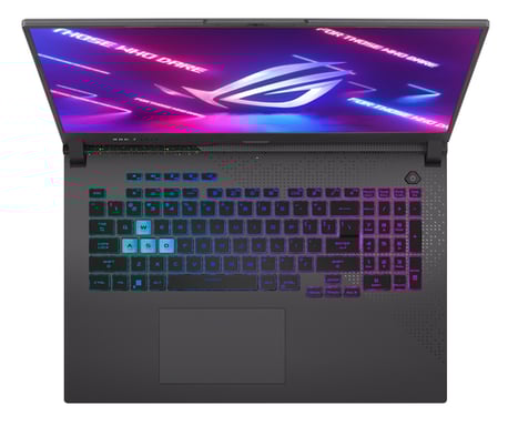 ASUS ROG Strix G17 G713PI-LL032W AMD Ryzen™ 9 7945HX Ordinateur portable 43,9 cm (17.3'') Wide Quad HD 32 Go DDR5-SDRAM 1 To SSD NVIDIA GeForce RTX 4070 Wi-Fi 6E (802.11ax) Windows 11 Home Gris