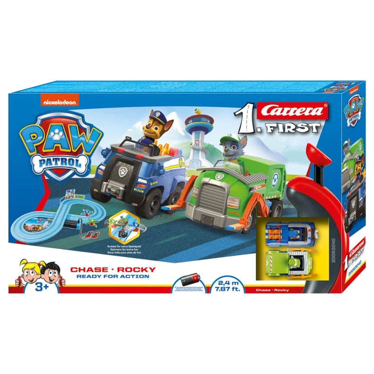 Carrera First Racetrack Paw Patrol 'Ready for Action' 20063040 Neuf