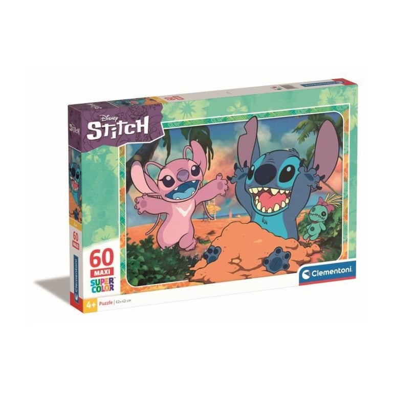 Puzzle 60 pièces : Stitch Clementoni Puzzles - vue 3