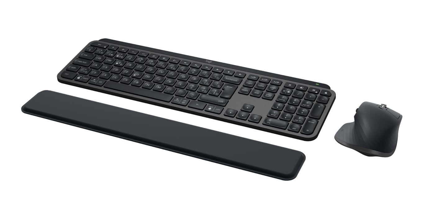 Clavier et Logitech MX Keys Combo QWERTZ Swiss Sans fil Bluetooth - vue 7
