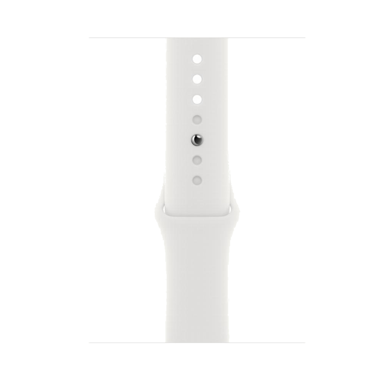 Bracelet Sport pour Apple Watch 45 mm - Blanc