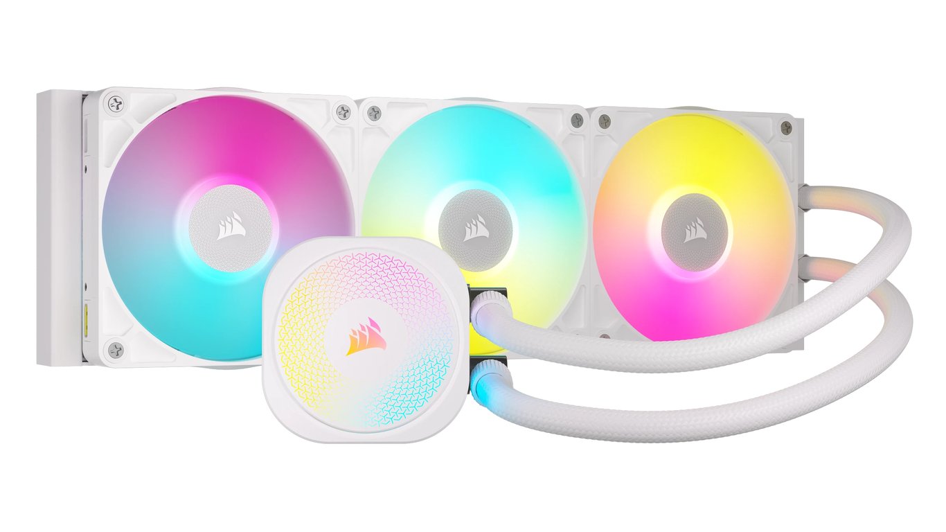 Corsair iCUE LINK TITAN RX RGB Processeur Refroidisseur de liquide tout-en-un 12 cm Blanc 1 pièce(s) - Neuf