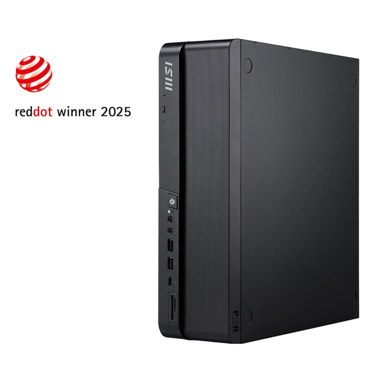 MSI Pro DP80 AI A2TAG Intel Core Ultra 7 265 DDR5 SDRAM SSD Windows 11 Pro Bureau PC - vue 2