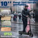 Trottinette électrique pliable TODIMART D8 avec double suspension et écran LED, batterie 48 V 18,2 Ah