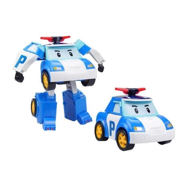 Robocar Poli Robocar Transformable Ambre Robot ou Voiture 10 cm