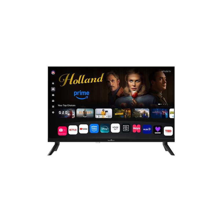TV LED Smart Tech 24HH01K Whale OS 24 pouces HD 1366x768 3 HDMI 2 USB Dolby Noir Neuf