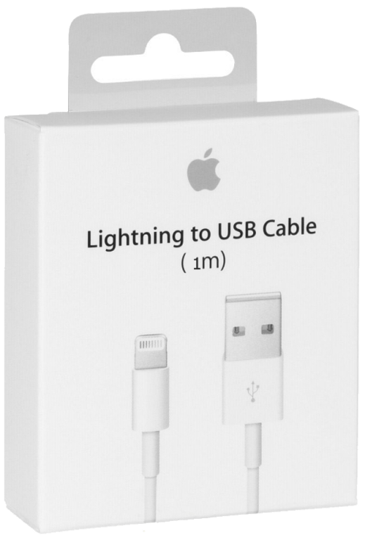 Apple MQUE2 - Câble Lightning Original - 1m - Blanc (Blister)