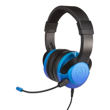 PowerA Fusion Casque avec fil Arceau Jouer : Un casque audio confortable et polyvalent pour une expérience de jeu immersive - Noir et bleu