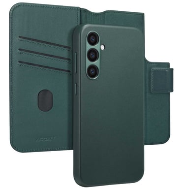 Accezz Étui de télephone portefeuille en cuir 2-en-1 avec MagSafe pour Samsung Galaxy S24 Plus - Cedar Green