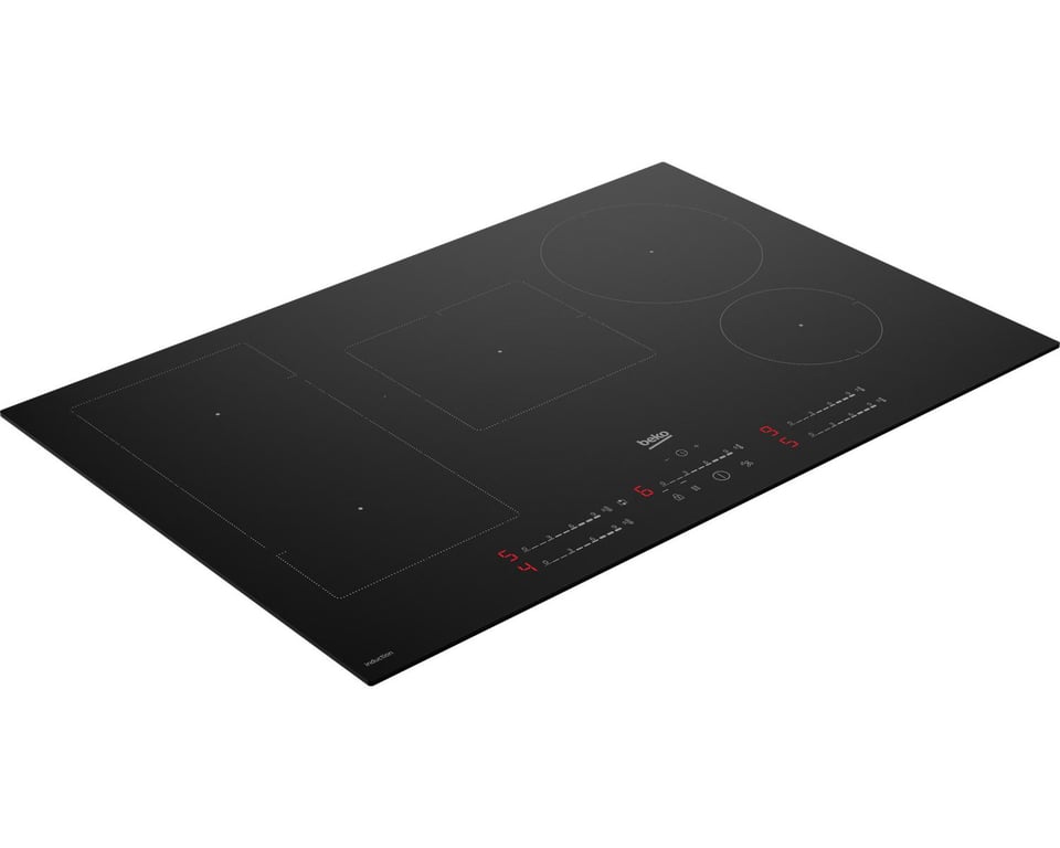 Beko HII85720UFT Table de cuisson à induction encastrable 80 cm 5 brûleurs Neuf - vue 2